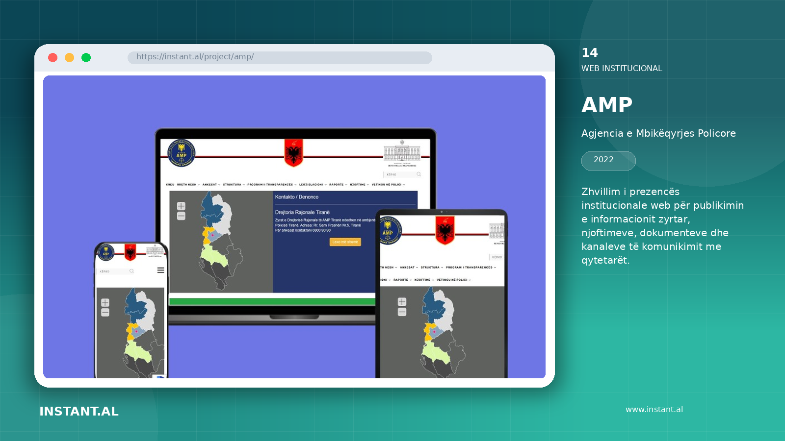 View of the project AMP