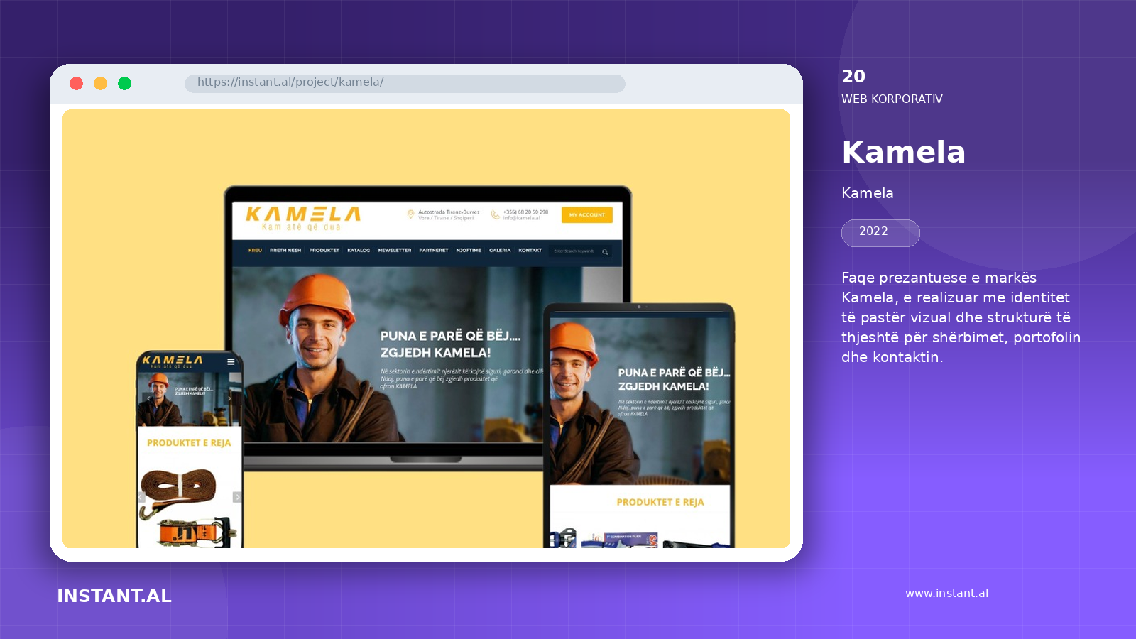 View of the project Kamela