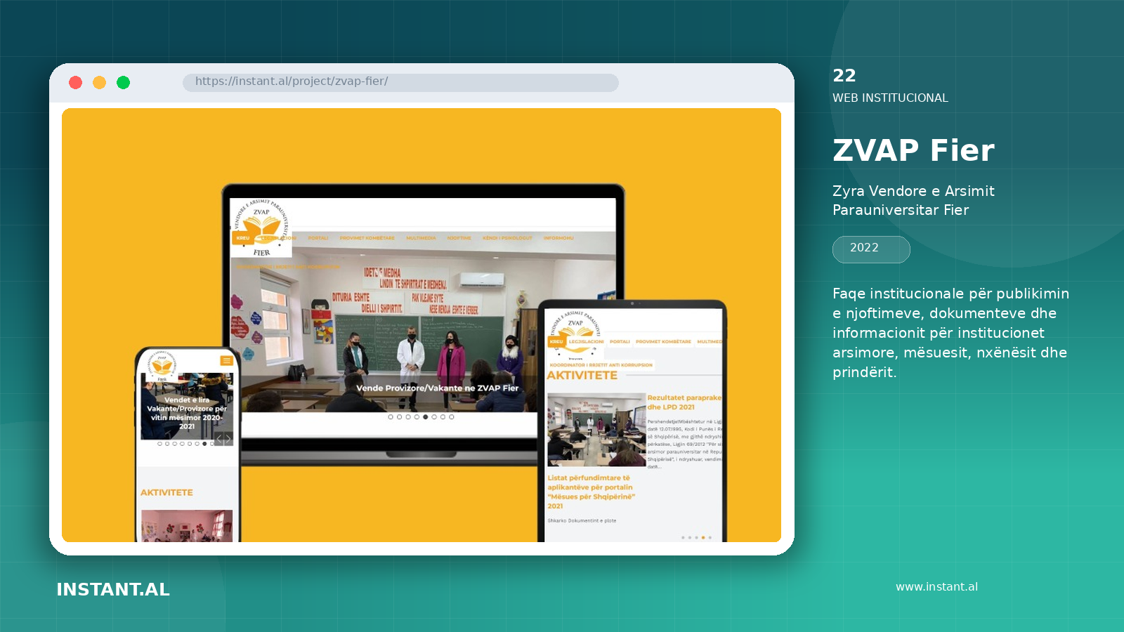 View of the project ZVAP Fier