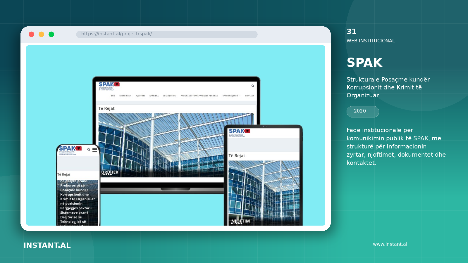 View of the project SPAK